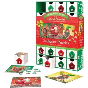 Puzzle Advent Calendar Dog Countdown 24 Jigsaw Eurographics
